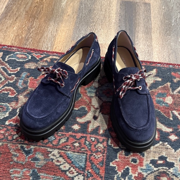 NWOT Stuart Weitzman Hudson 40MM Suede Moccasins - Picture 4 of 6